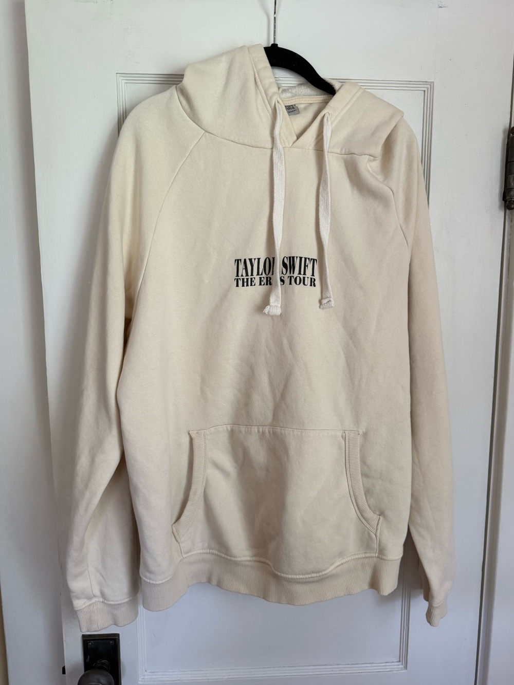 Taylor Swift Eras Tour Cream Hoodie Size L
